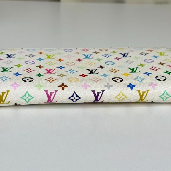 Louis Vuitton Multicolor White Wallet with Colorful Monogram Design - Picture 5 of 8